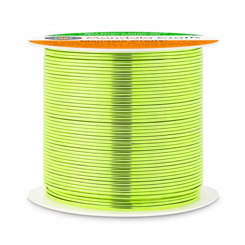 22 Gauge Light Green Anodized Aluminum Craft Wire
