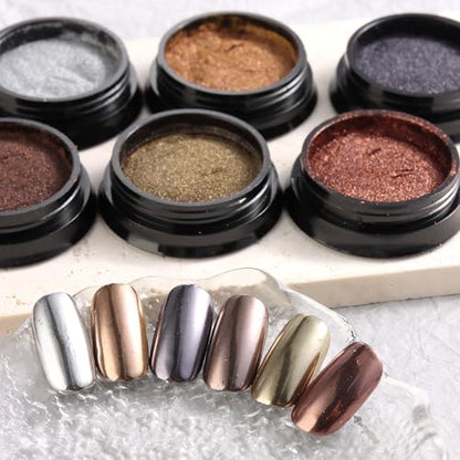 Chrome Nail Powder Mirror Effect Metallic Dust (2.6 Ounce)