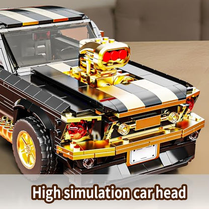 1 10 MOC Sports GTRS Car Building Blocks Toys Boys or Adults Kits