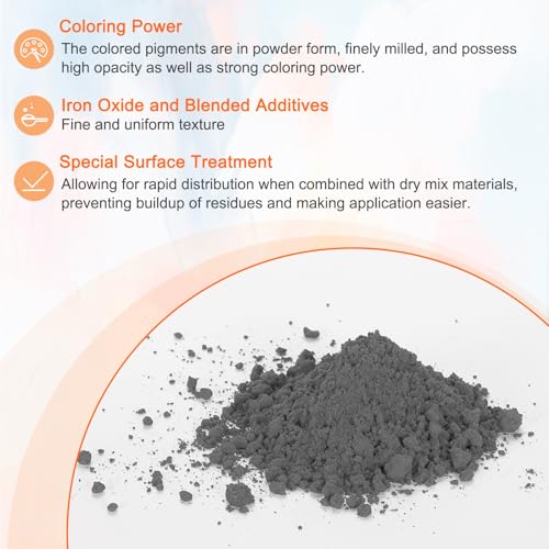 Iron Oxide Powder Concrete Pigment 700 Mesh 3.5oz (28.2 Ounce)