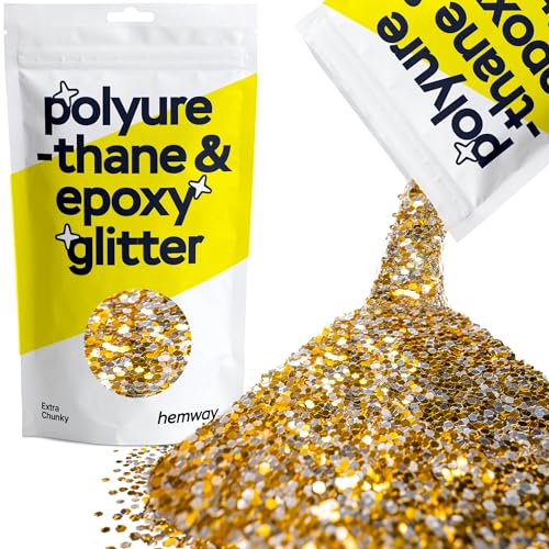 Resin Glitter Gold Silver 100g Extra Chunky (3.5 Ounce)