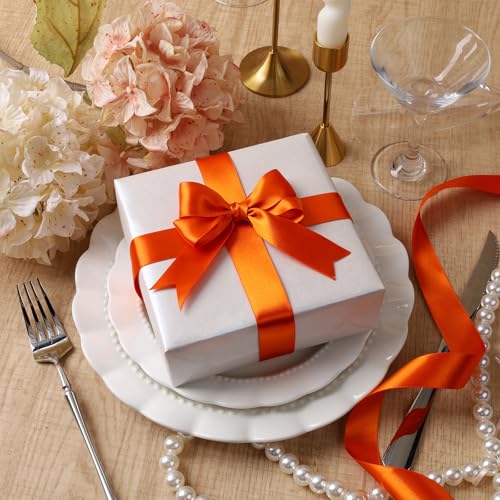Orange Ribbon 1.5 Inch 25 Yards