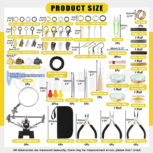1488Pcs Jewelry Making Supplies Kit