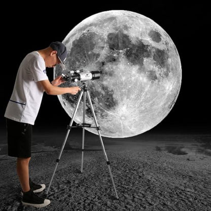 Telescope 70mm Aperture 400mm AZ Mount Astronomical Refracting Telescope for Kids Beginners