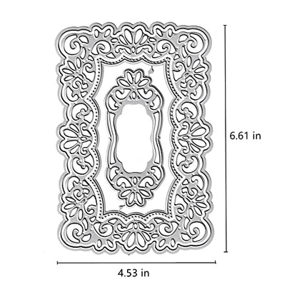Lace Flowers Background Frame Cutting Dies