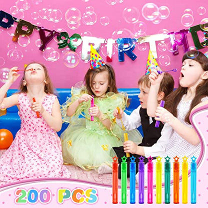 200 Pieces Mini Bubble Wands (200 Count)