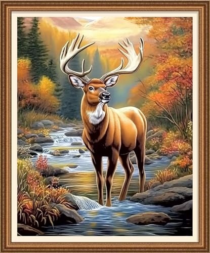 Cross Stitch Stamped Full Embroidery Kits DIY 11CT Cotton Thread Printed DIY Needlepoint Kits Craft Needlework Set Cross