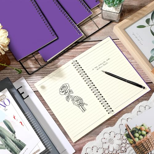 6 Pcs Spiral Notebooks (6 Count)