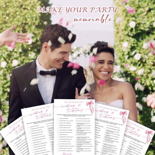 Bridal Shower Games Cards (26 Count)