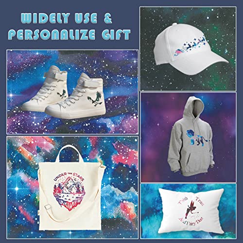 Starry Sky Galaxy Heat Transfer Vinyl