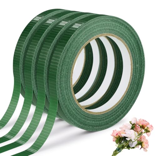 4 Roll Green Floral Tape Waterproof Florist Tape