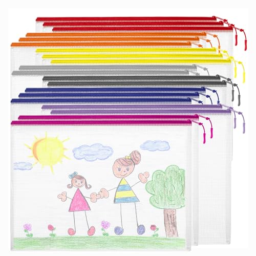 20PCS Mesh Zipper Pouch Bags