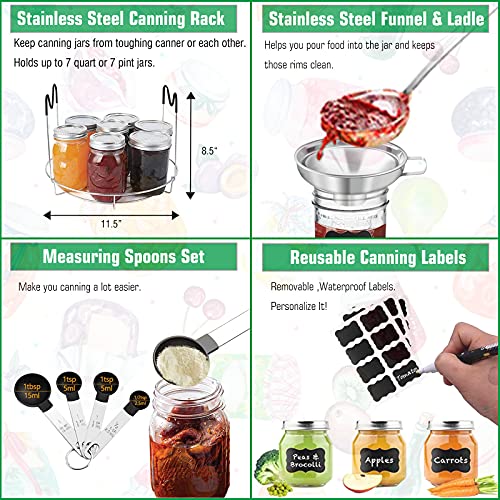 Canning Supplies Starter Kit with Rack