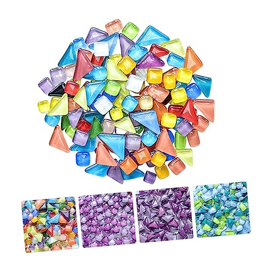 DIY Mosaic Supplies Crystal Glass for Home Decor Easy to Apply Frames Tables and Stepping Stones for Creative Projects