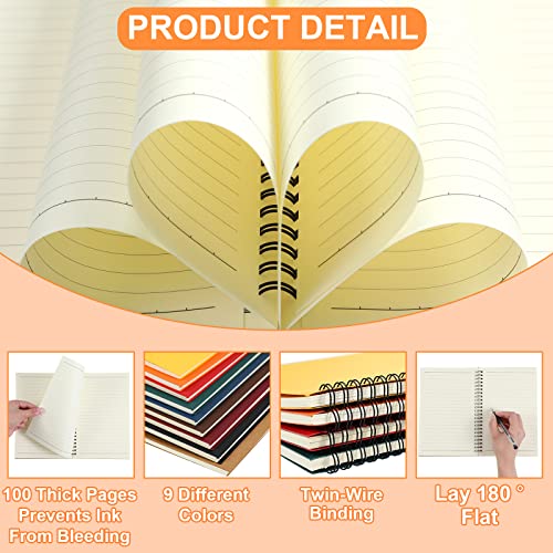 72 Pcs Spiral Notebooks (72 Count)