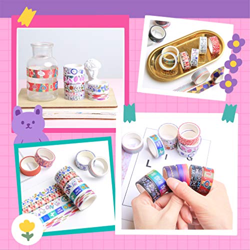 40 Rolls Washi Tape Set (40 Count)