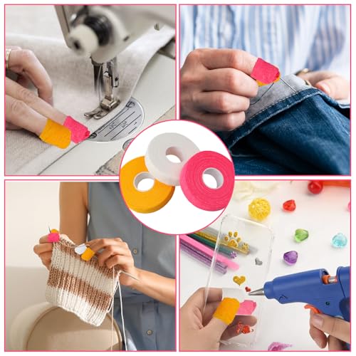 3 Rolls Thimble Tape for Hand Sewing