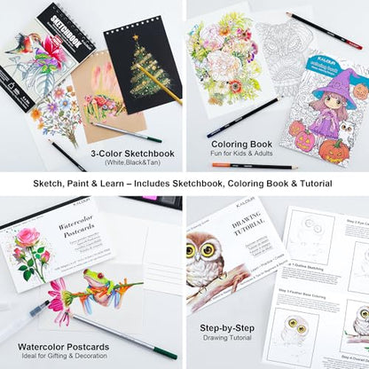 206 Drawing Set Sketching Kit (206 Count)