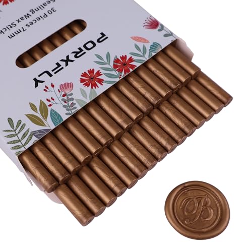 30 Pieces 7mm Sealing Wax Sticks for Glue Gun