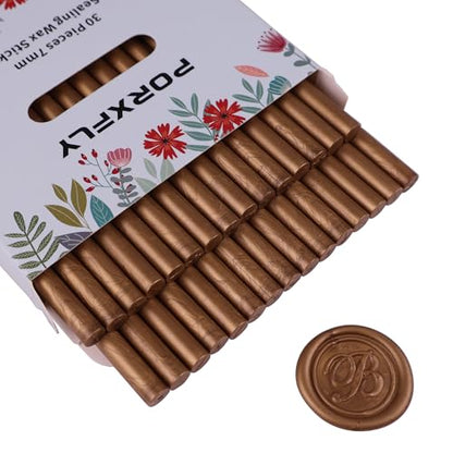 30 Pieces 7mm Sealing Wax Sticks for Glue Gun
