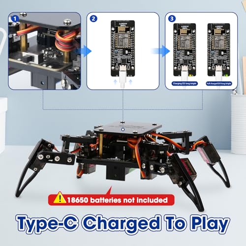 STEM Toys Programmable Bionic Spider Robot Kit