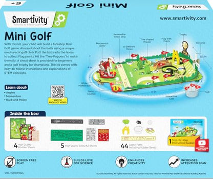 DIY Mini Golf STEM Kit for Kids 6