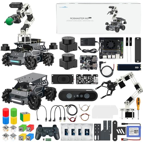 ROS2 AI Robot Kit with Jetson Orin NX 8GB Super Large AI Model Supports 3D Mapping Navigation