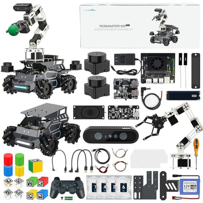 ROS2 AI Robot Kit with Jetson Orin NX 8GB Super Large AI Model Supports 3D Mapping Navigation