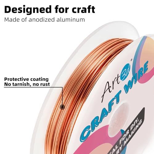 18 Gauge Craft Wire for Beading & Sculpting (120 Foot)