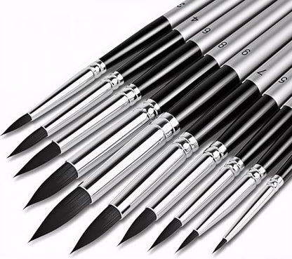 Watercolor Brush Set of 10 (10 Count)