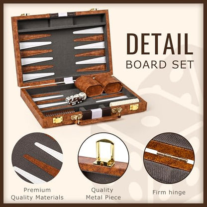Backgammon Board Game Set
