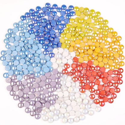 12mm Round Mosaic Tiles for Crafts