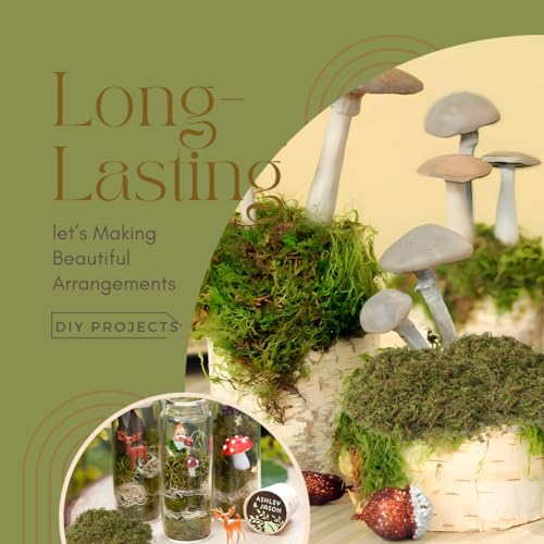 Fake Green Moss for Potted Plants (40 Ounce)