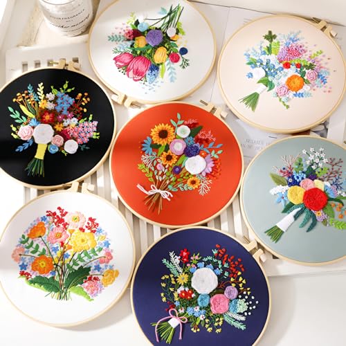 Embroidery Fabric Squares Cotton