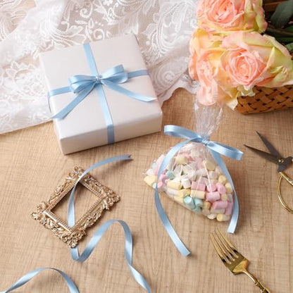 Light Blue Satin Ribbon 3