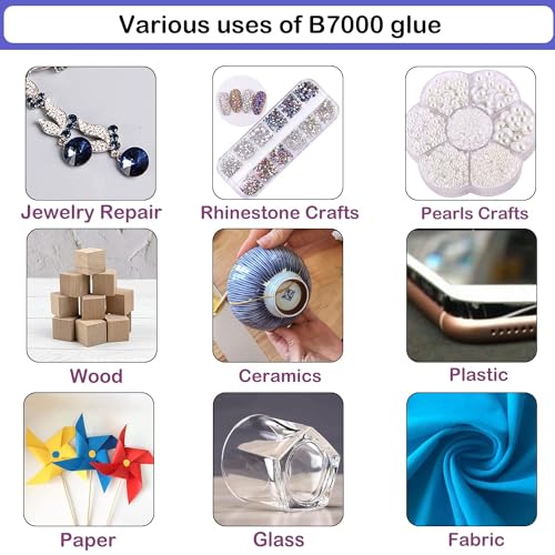 B7000 Adhesive Rhinestones Glue for Crafts (7.39 Fl Oz)