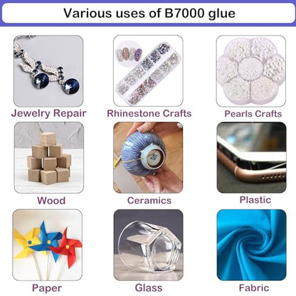 B7000 Adhesive Rhinestones Glue for Crafts (7.39 Fl Oz)