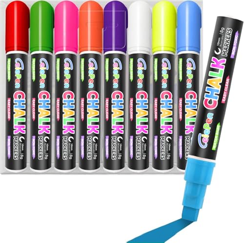 Window Chalk Markers for Cars Glass Washable