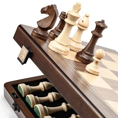 15" Magnetic Wooden Chess Set