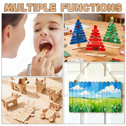 200PCS Popsicle Sticks for Craft (200 Count)