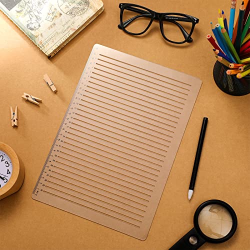 5 Pack Straight Line Stencil for Journaling
