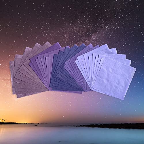 Natural Fiber Mulberry Paper Sheets 6 x 6 Inches (50 Count)