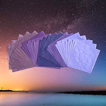 Natural Fiber Mulberry Paper Sheets 6 x 6 Inches (50 Count)
