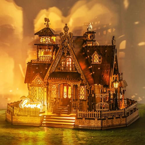 3D Wood Puzzle Countryside Cottage Model