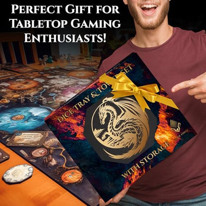 All-in-One Game Roamer - Dice Tray & Tower for DND and RPG