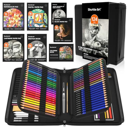 124 PCS Drawing Kit