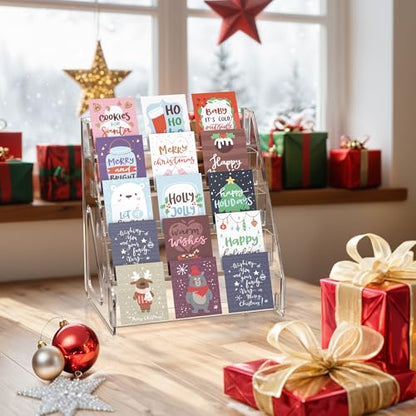 5 Tier Acrylic Card Display Stand (2 Count)