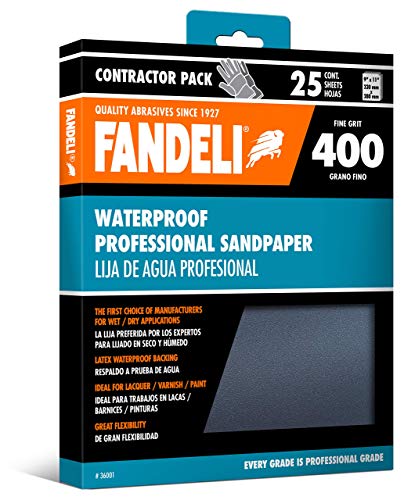 Waterproof Sandpaper (25 Count)