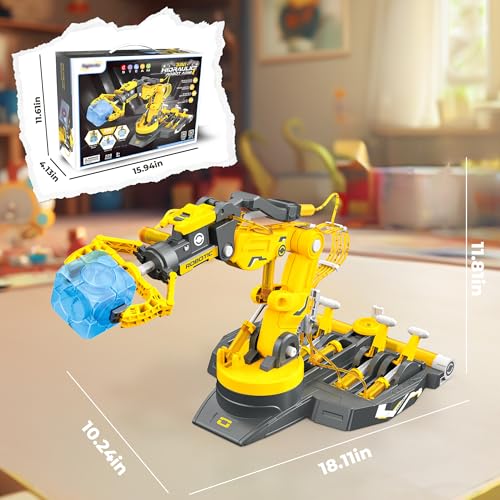Hydraulic Robot Arm STEM Building Toy (220 Count)