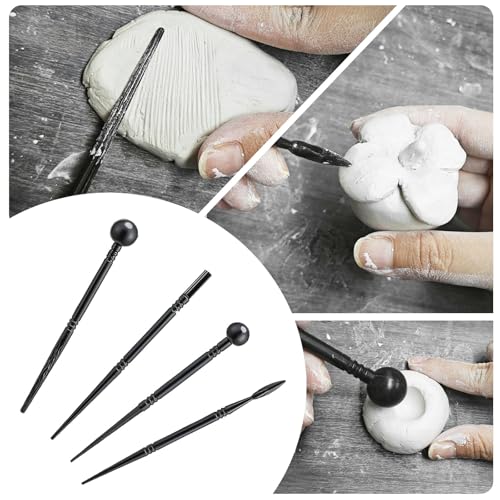 100ml Air Dry Clay Glaze and 29pcs Clay Tools Kit